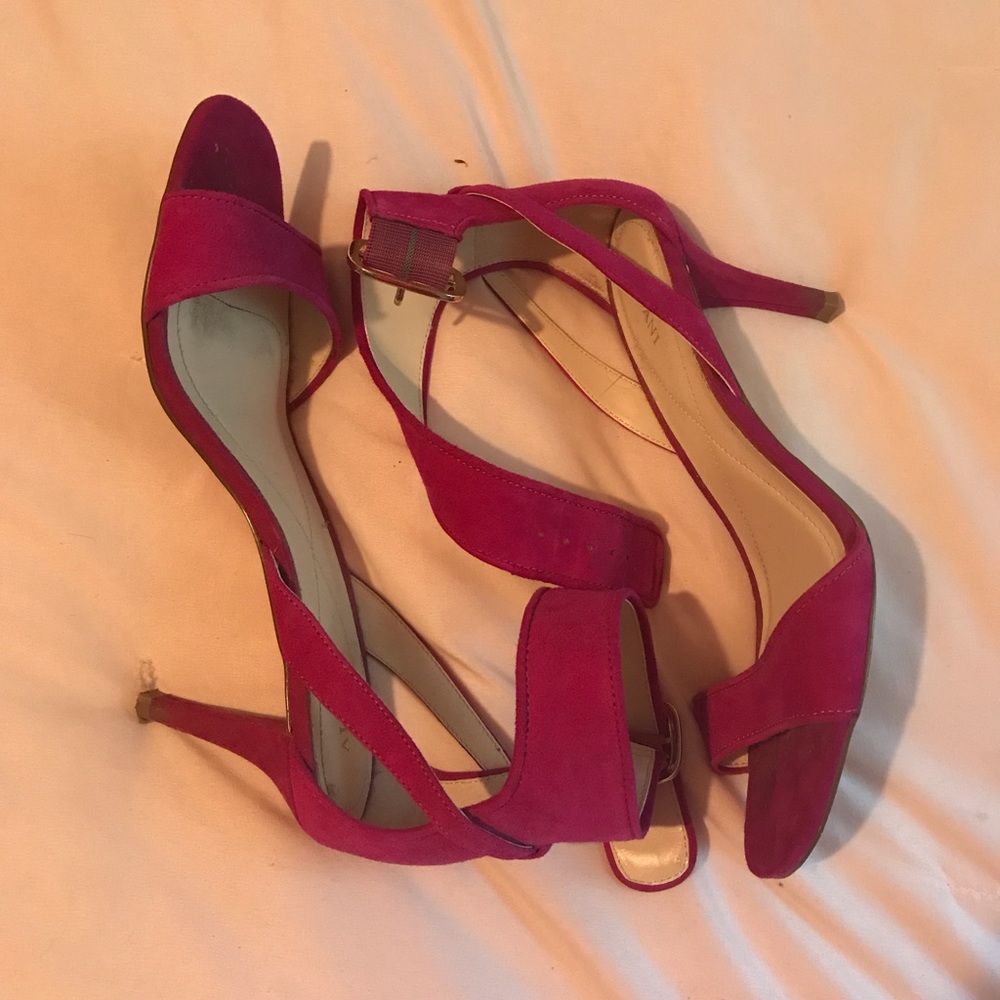 Pink heels. Worn once. Great condition